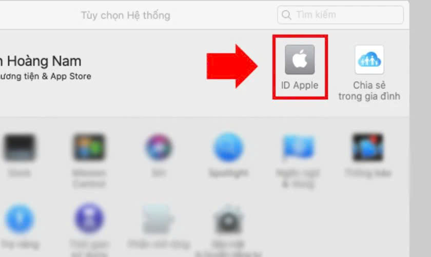 Hướng dẫn mua thêm iCloud trên Macbook bước 1 